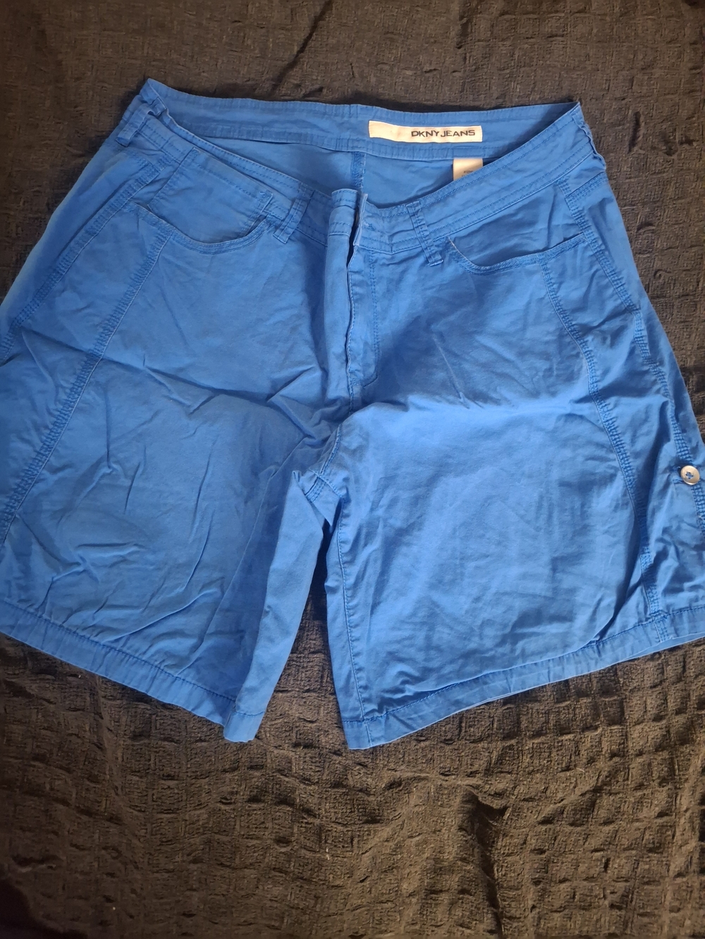 Dkny Bright Blue Women's Bermuda Shorts